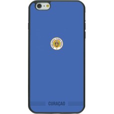 iPhone 6 Plus / 6s Plus Case Hülle - Silikon schwarz Curaçao 2026 personalisierbares Fussballtrikot