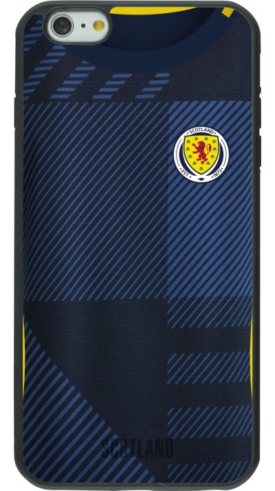 iPhone 6 Plus / 6s Plus Case Hülle - Silikon schwarz Schottland personalisierbares Fussballtrikot