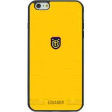 iPhone 6 Plus / 6s Plus Case Hülle - Silikon schwarz Ecuador 2026 personalisierbares Fussballtrikot