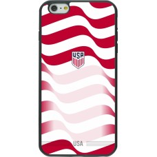 iPhone 6 Plus / 6s Plus Case Hülle - Silikon schwarz Vereinigten Staaten 2026 personalisierbares Fussballtrikot