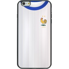 iPhone 6 Plus / 6s Plus Case Hülle - Silikon schwarz Frankreich Away personalisierbares Fussballtrikot