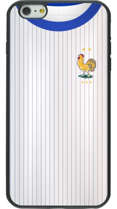 iPhone 6 Plus / 6s Plus Case Hülle - Silikon schwarz Frankreich Away personalisierbares Fussballtrikot