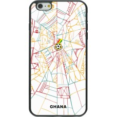 iPhone 6 Plus / 6s Plus Case Hülle - Silikon schwarz Ghana 2026 personalisierbares Fussballtrikot
