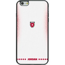 iPhone 6 Plus / 6s Plus Case Hülle - Silikon schwarz Jordanien 2026 personalisierbares Fussballtrikot