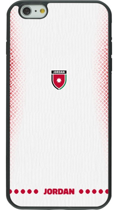 iPhone 6 Plus / 6s Plus Case Hülle - Silikon schwarz Jordanien 2026 personalisierbares Fussballtrikot