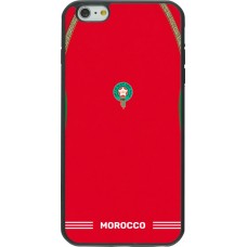 iPhone 6 Plus / 6s Plus Case Hülle - Silikon schwarz Marokko 2026 personalisierbares Fussballtrikot