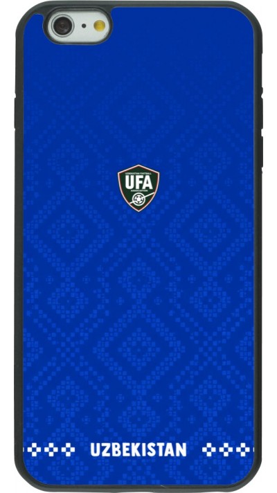 iPhone 6 Plus / 6s Plus Case Hülle - Silikon schwarz Usbekistan 2026 personalisierbares Fussballtrikot
