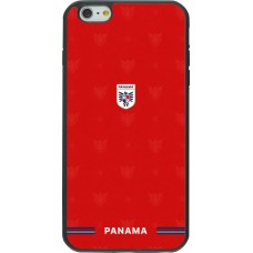 iPhone 6 Plus / 6s Plus Case Hülle - Silikon schwarz Panama 2026 personalisierbares Fussballtrikot
