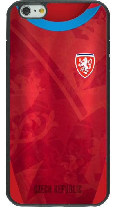 iPhone 6 Plus / 6s Plus Case Hülle - Silikon schwarz Tschechische Republik personalisierbares Fussballtrikot