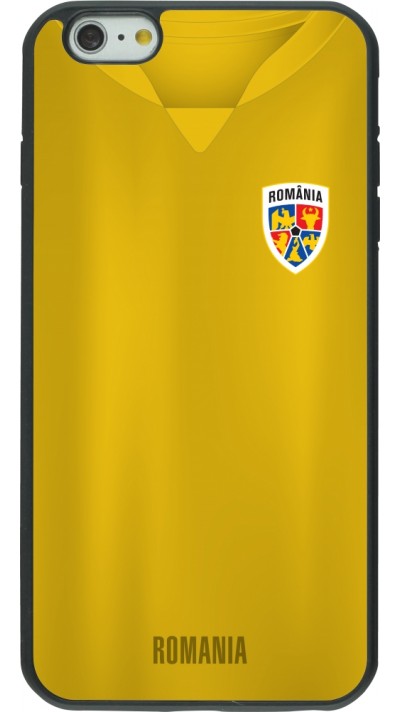 iPhone 6 Plus / 6s Plus Case Hülle - Silikon schwarz Fussballtrikot Rumänien
