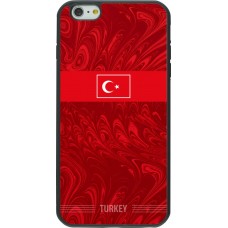 iPhone 6 Plus / 6s Plus Case Hülle - Silikon schwarz Türkei 2026 personalisierbares Fussballtrikot
