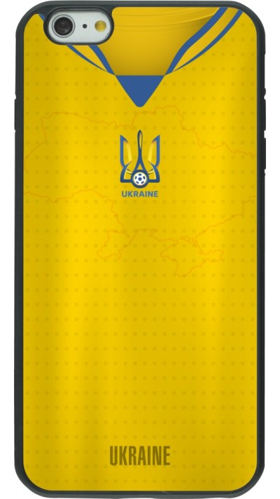 iPhone 6 Plus / 6s Plus Case Hülle - Silikon schwarz Fussballtrikot Ukraine