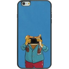 Coque iPhone 6 Plus / 6s Plus - Silicone rigide noir Frog with camera DTMF