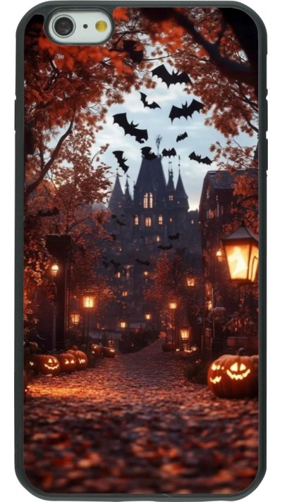 iPhone 6 Plus / 6s Plus Case Hülle - Silikon schwarz Halloween 2025 Haunted house