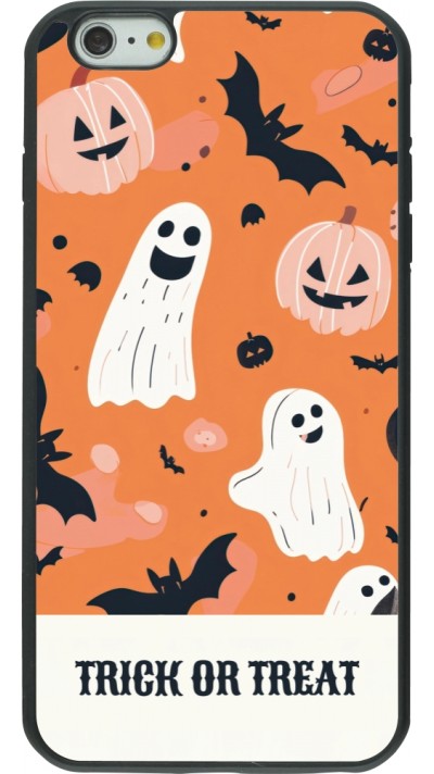 iPhone 6 Plus / 6s Plus Case Hülle - Silikon schwarz Halloween 2025 Trick treat