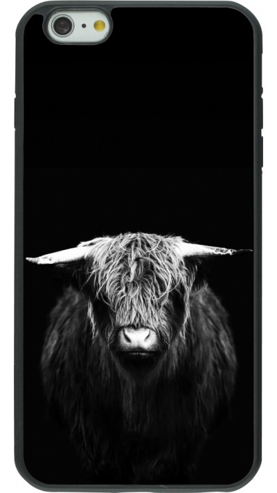 iPhone 6 Plus / 6s Plus Case Hülle - Silikon schwarz Highland calf black