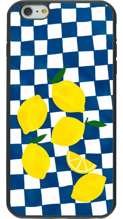 iPhone 6 Plus / 6s Plus Case Hülle - Silikon schwarz Illustration lemons 2026