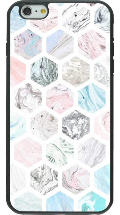 Coque iPhone 6 Plus / 6s Plus - Silicone rigide noir Marble Everything