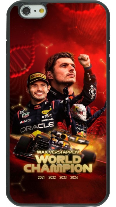 iPhone 6 Plus / 6s Plus Case Hülle - Silikon schwarz Max Verstappen Champion 2023