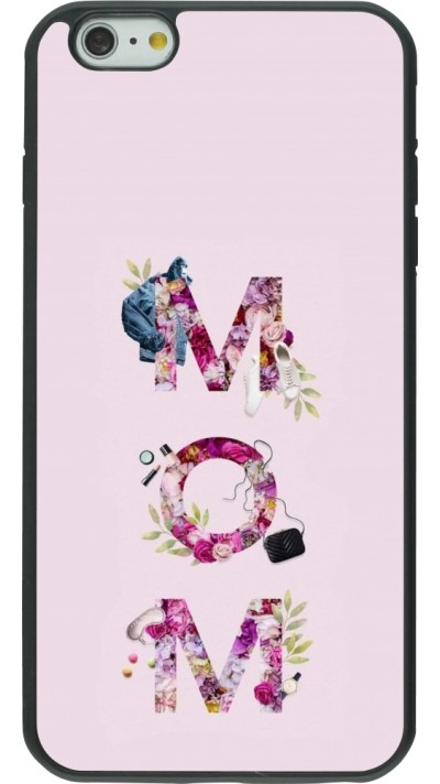 iPhone 6 Plus / 6s Plus Case Hülle - Silikon schwarz Mom 2024 girly mom
