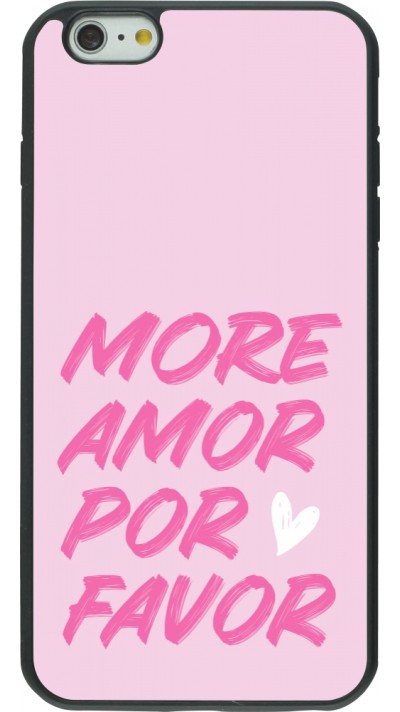 Coque iPhone 6 Plus / 6s Plus - Silicone rigide noir More amor porfavor