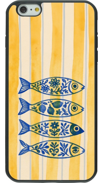 iPhone 6 Plus / 6s Plus Case Hülle - Silikon schwarz Portuguese fish 2026