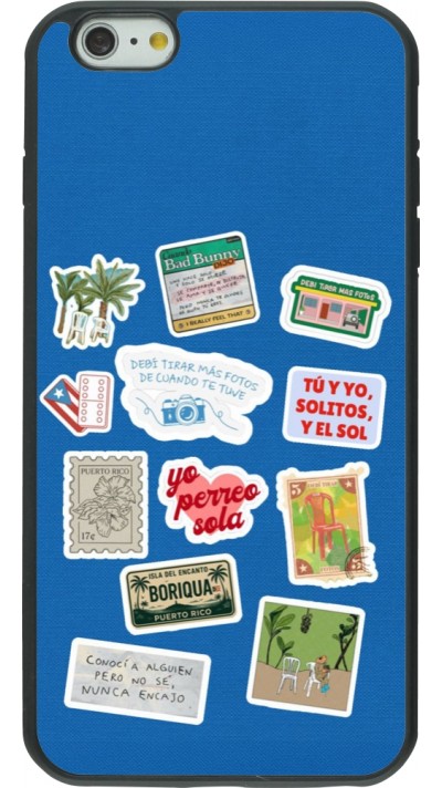 iPhone 6 Plus / 6s Plus Case Hülle - Silikon schwarz Seals of the Dominican Republic DTMF