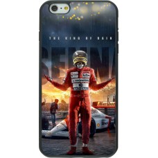 iPhone 6 Plus / 6s Plus Case Hülle - Silikon schwarz Senna The King of Rain