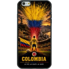 iPhone 6 Plus / 6s Plus Case Hülle - Silikon schwarz Fussball Kolumbien splash 2026