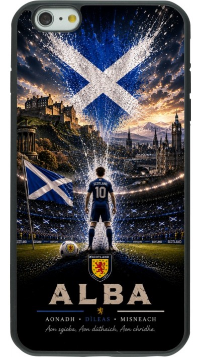 iPhone 6 Plus / 6s Plus Case Hülle - Silikon schwarz Fussball Schottland splash 2026