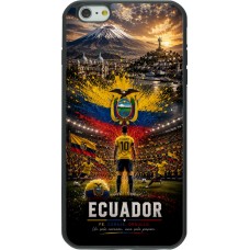 iPhone 6 Plus / 6s Plus Case Hülle - Silikon schwarz Fussball Ecuador splash 2026
