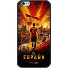 iPhone 6 Plus / 6s Plus Case Hülle - Silikon schwarz Fussball Espanien splash 2026