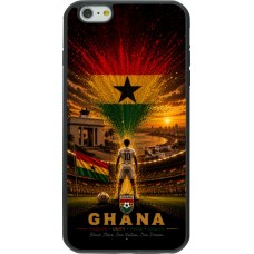 iPhone 6 Plus / 6s Plus Case Hülle - Silikon schwarz Fussball Ghana splash 2026