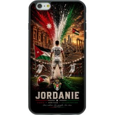 iPhone 6 Plus / 6s Plus Case Hülle - Silikon schwarz Fussball Jordanien splash 2026