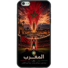iPhone 6 Plus / 6s Plus Case Hülle - Silikon schwarz Fussball Marokko splash 2026