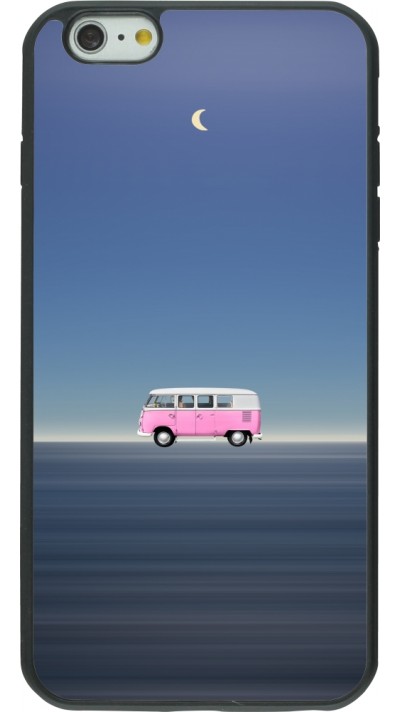 iPhone 6 Plus / 6s Plus Case Hülle - Silikon schwarz Spring 23 pink bus