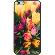 iPhone 6 Plus / 6s Plus Case Hülle - Silikon schwarz Bouquet of tulips 2026