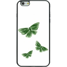 iPhone 6 Plus / 6s Plus Case Hülle - Silikon schwarz Butterflies 2026