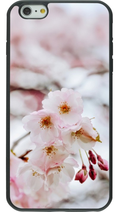 iPhone 6 Plus / 6s Plus Case Hülle - Silikon schwarz Cherry tree 2026