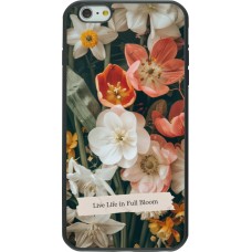 iPhone 6 Plus / 6s Plus Case Hülle - Silikon schwarz Full Bloom 2026