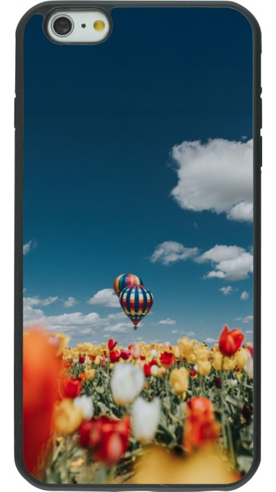 iPhone 6 Plus / 6s Plus Case Hülle - Silikon schwarz Hot air balloon 2026