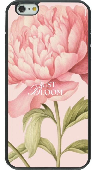 iPhone 6 Plus / 6s Plus Case Hülle - Silikon schwarz Just Bloom 2026