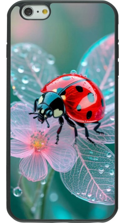 iPhone 6 Plus / 6s Plus Case Hülle - Silikon schwarz Ladybird in bloom 2026