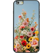 iPhone 6 Plus / 6s Plus Case Hülle - Silikon schwarz Spring flowers 2026