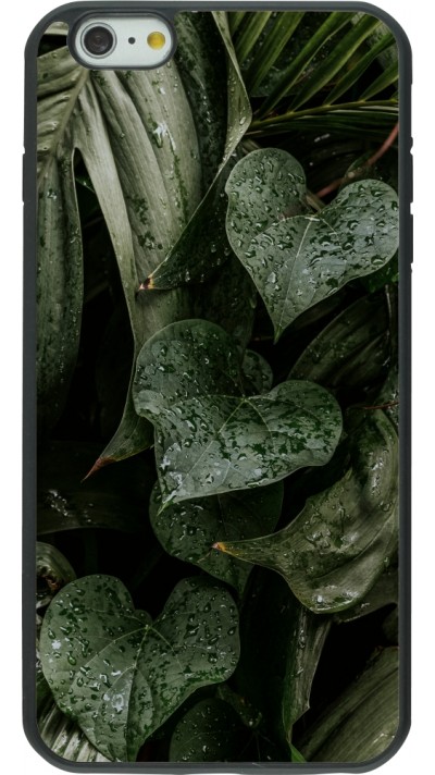 iPhone 6 Plus / 6s Plus Case Hülle - Silikon schwarz Spring 23 fresh plants