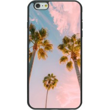 iPhone 6 Plus / 6s Plus Case Hülle - Silikon schwarz Summer 2025 Palmiers