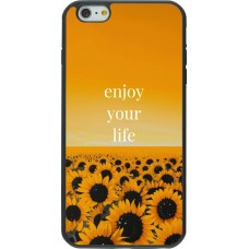 iPhone 6 Plus / 6s Plus Case Hülle - Silikon schwarz Summer 2026 Enjoy your life