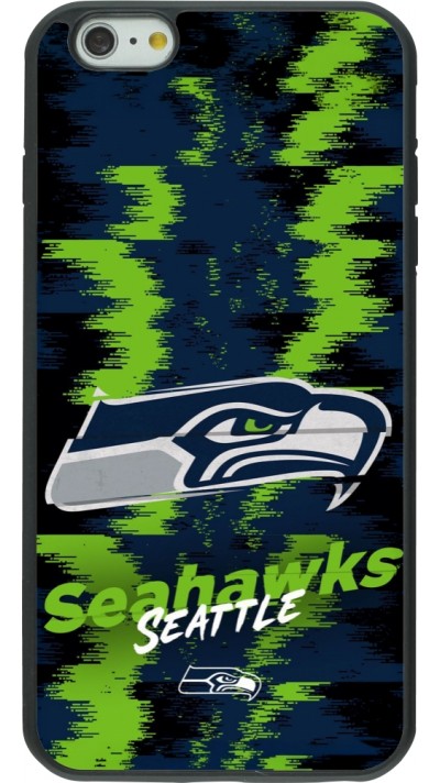 iPhone 6 Plus / 6s Plus Case Hülle - Silikon schwarz Super Bowl 26 Seattle 2