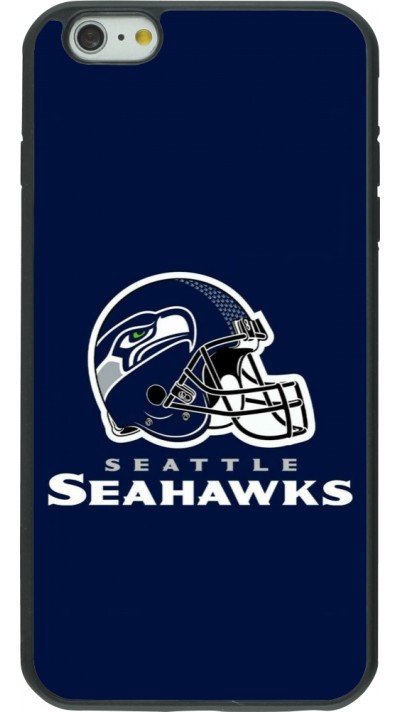 iPhone 6 Plus / 6s Plus Case Hülle - Silikon schwarz Super Bowl 26 Seattle 3