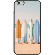 iPhone 6 Plus / 6s Plus Case Hülle - Silikon schwarz Summer surfboard 2025
